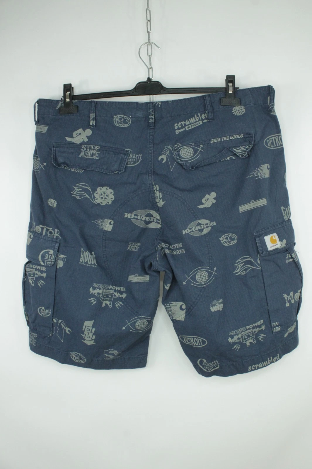 Carhartt WIP Regular Printed Motor City Cargo Shorts Men’s W40 XXL
