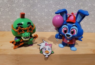 Five Nights at Freddy's Security Breach Glamrock Chica Pin Monty Bonnie Figures