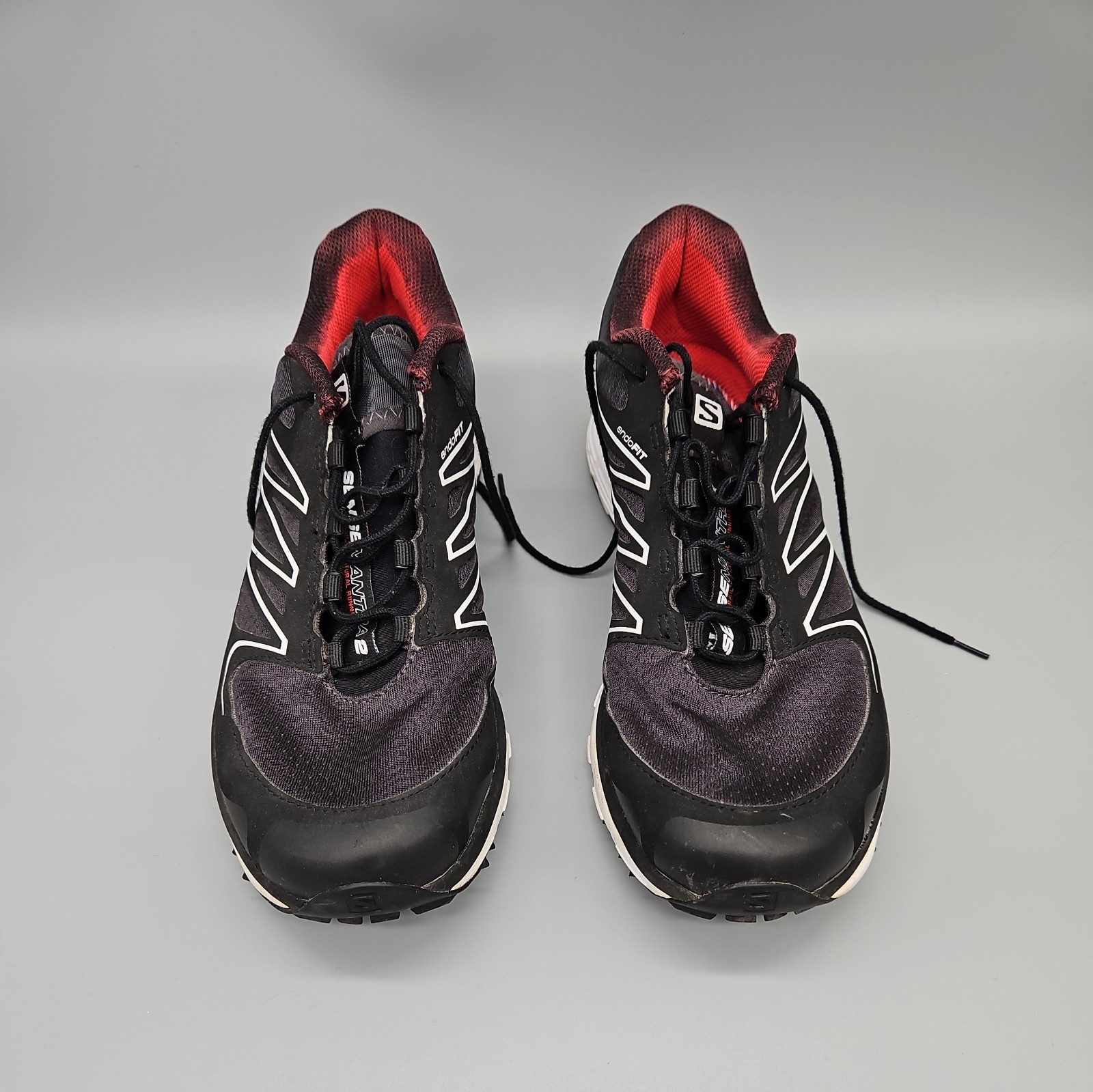 Scarpe da trail running Salomon Sense Mantra 2 da uomo taglia 9 grigio nero