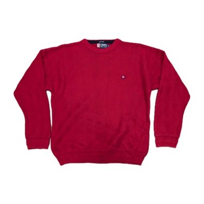 Chaps Ralph Lauren L/G Pullover Herren Rot L Strickpullover Sweater Langarm