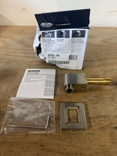 Kohler K-98350-BN Awaken Wall Supply Elbow, Vibrant Brushed Nickel | eBay