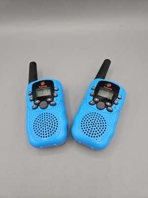 Walkie Talkies - Blue Children's Walky Talky + Torch x2 Pair  - TESTED + WORKING