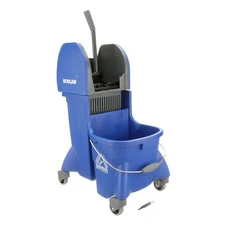 Ecolab 89990207 Blue Dual Chamber Down Press Wringer Mop Bucket
