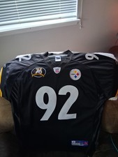 Pittsburgh Steelers James Harrison Jersey 50th Season Size 50