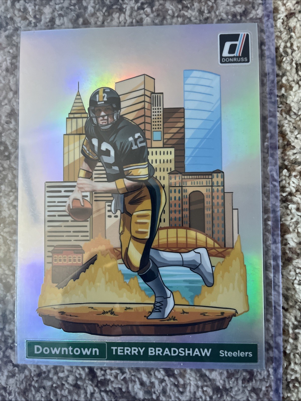 2024 Panini Donruss Jumbo Oversized Downtown! Terry Bradshaw #10
