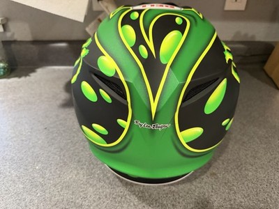 Bell MX-9 MIPS McGrath Showtime Matte Black Green Monster Troy Lee
