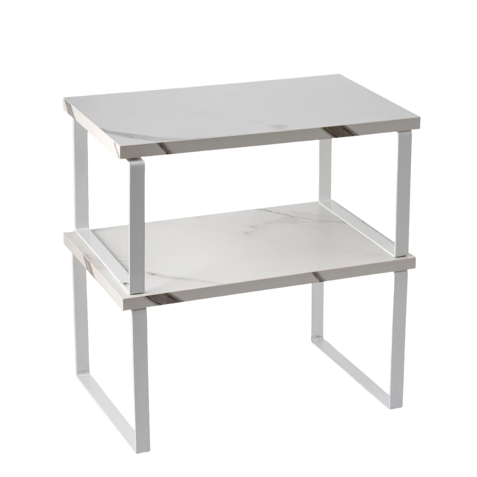 Cabinet Organizer Shelf, Set of 2 Expandable Kitchen Countertop Shelves with ...