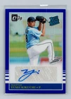 Yusei Kikuchi 2019 Panini Donruss Optic Rookie Blue Autograph #'d 27/50