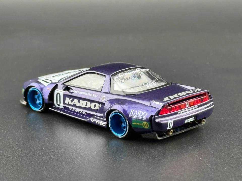 Kaido House x Mini GT Honda NSX Kaido Racing V2 púrpura #173 1/64 Foto 4 de 4