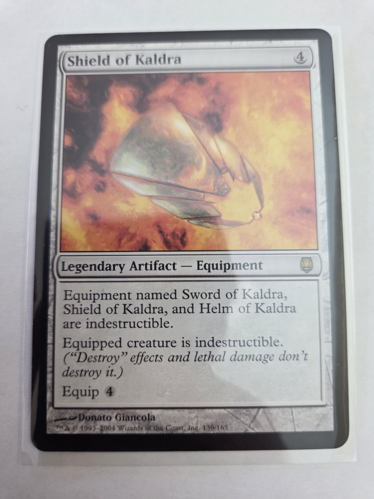 mtg, Shield of Kaldra Darksteel Regular NM