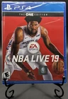NBA Live 19 The One Edition PS4 Sealed Very Good – Disc May Be Loose
