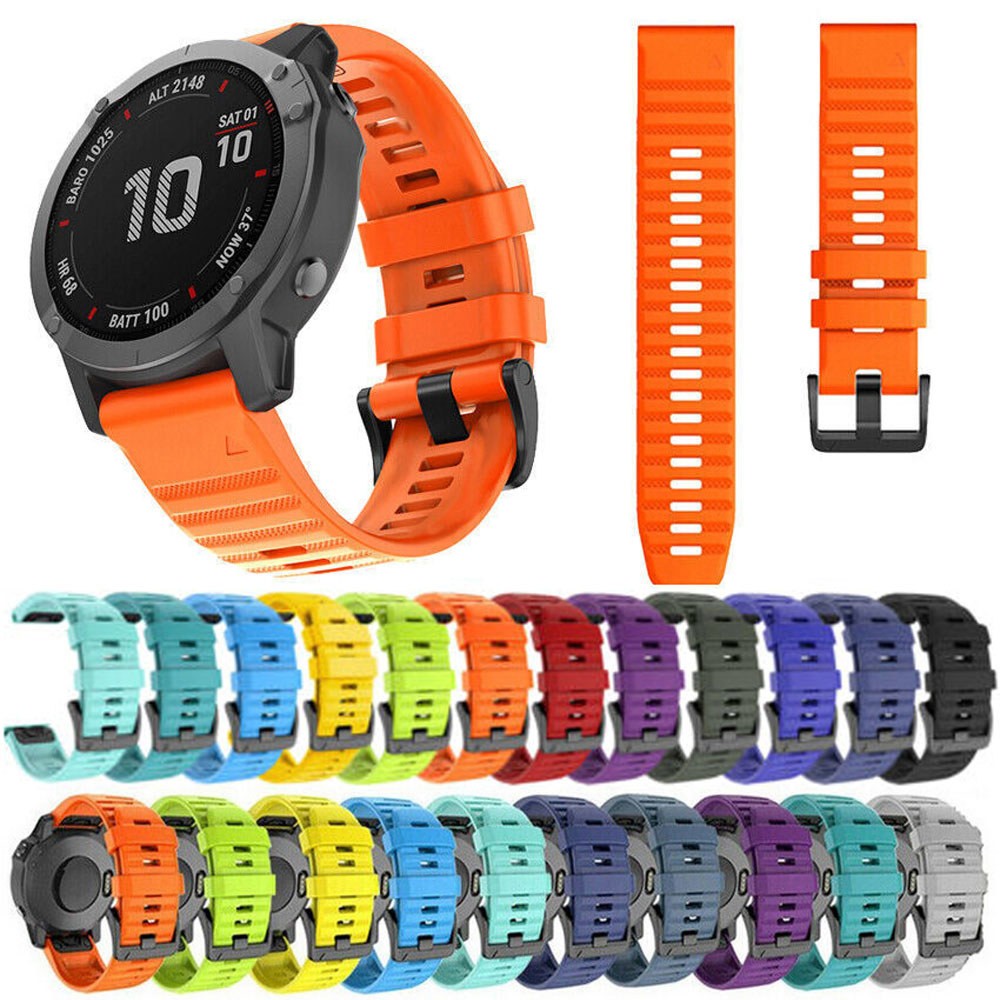 Köp Silikonarmband Till Garmin Fenix 5X/6X/7X Med  Produktbild-Vorschau 7