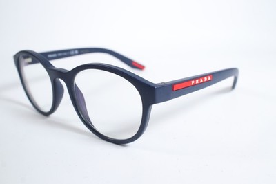 Prada VPS 07P Herren Blau MAG-1O1 Vollrand Kunststoff Brille Brillengestell