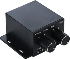 Auto Car Amplifier Audio Subwoofer Bass Control Knob Sub Gain Equalizer... 