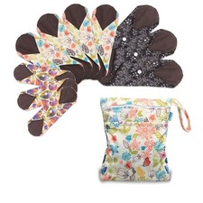 Teamoy Reusable Menstrual Pads, Cloth Sanitary Pad, Panty Liners, Jungle Wa...