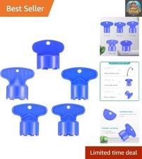 Versatile 5-Piece Blue Aerator Key Set for Smooth and Efficient Faucet Repair