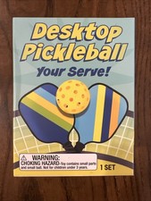 Desktop Pickleball Your Serve  MINI DESKTOP GAME  Mini Book  Brand NEW 