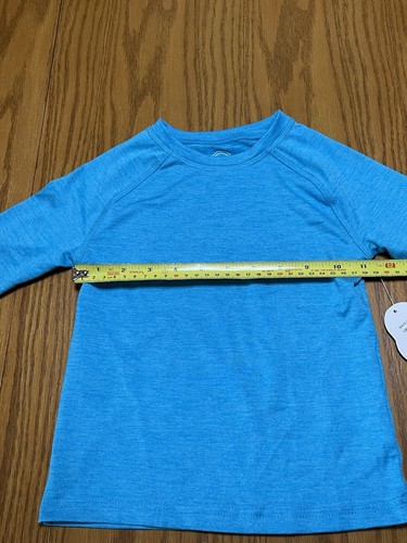 NWT XS(4-5) Wonder Nation Blue Rashguard Long sleeve Swim shirt Quick Dry UPF50+ - Picture 14 of 18