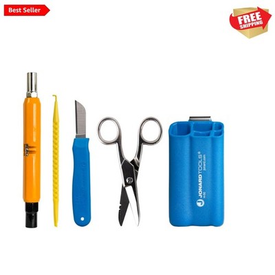 Compact 5-Piece Telecom Toolkit: Versatile Tools for Streamlined Installations