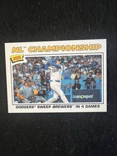2026 Topps Heritage NL Championship Dodgers Sweep Brewers In 4 (Ohtani) #277