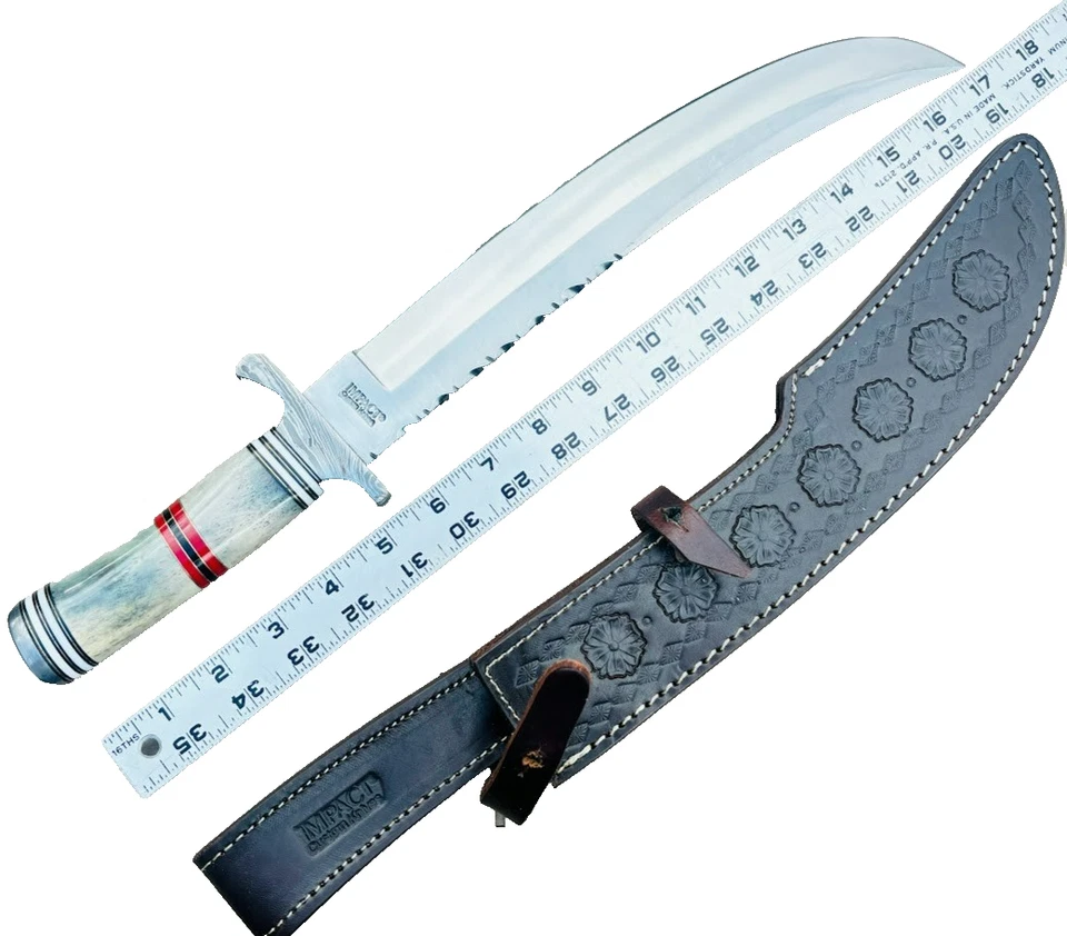 Cubiertos de Impacto Raro Personalizado Monstruo Hoja Fija Hecho a Mano Cuchillo Espada Daga 17" Foto 2 de 4