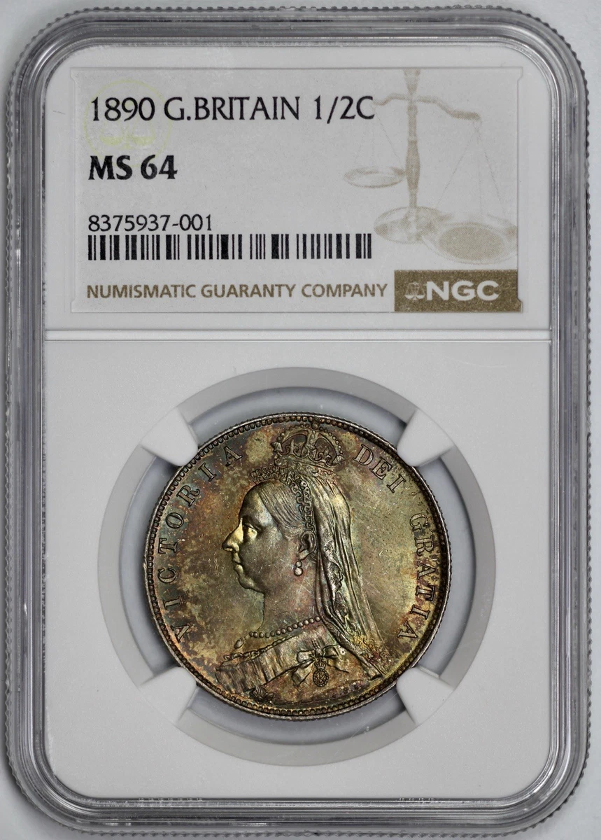 MS 64 Graded 1890 Year UK Coins for sale | eBay