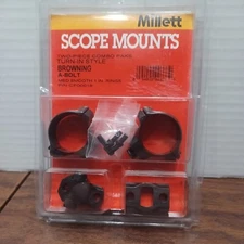 1 Inch Scope Mounts Combo Pak Turn In Style Med Smooth Browning A-Bolt
