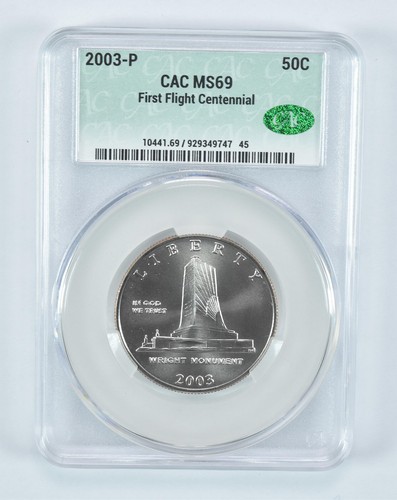 2003-P First Flight Commemorative Half Dollar MS69 CAC