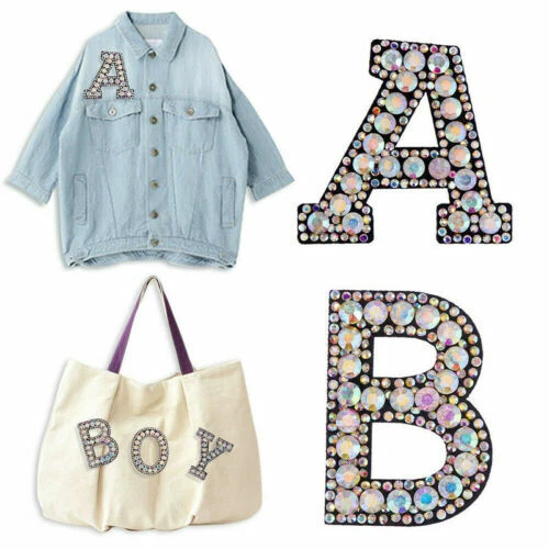 Letters, Numbers & Words Iron - On Sewing Patches