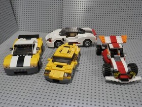 LEGO LOT 3 in 1 Set Creator 4939 Cool Cars  31046 Speeder 31006 Hopper 5763