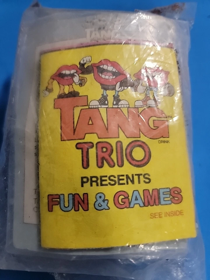 ТАН Трио Напиток Горячие Губы КОПЬЕ ПВХ Игрушечная Фигурка General Foods 1989 Веселье и Игры НОВАЯ - Изображение 3 из 4