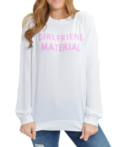 NEW WILDFOX COUTURE GIRLFRIEND MATERIAL SOMMERS SWEATER SHIRT TOP