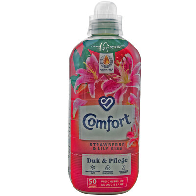 Comfort Weichspüler STRAWBERRY & LILY KISS 1 x 1,25L 50WL flauschige Wäsche