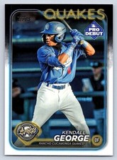 KENDALL GEORGE  QUAKES   2024 TOPPS PRO DEBUT #PD-148
