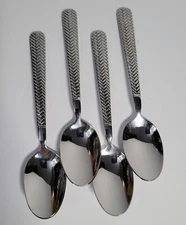 Cuisinart Sea Island Stainless Flatware 4 Teaspoons