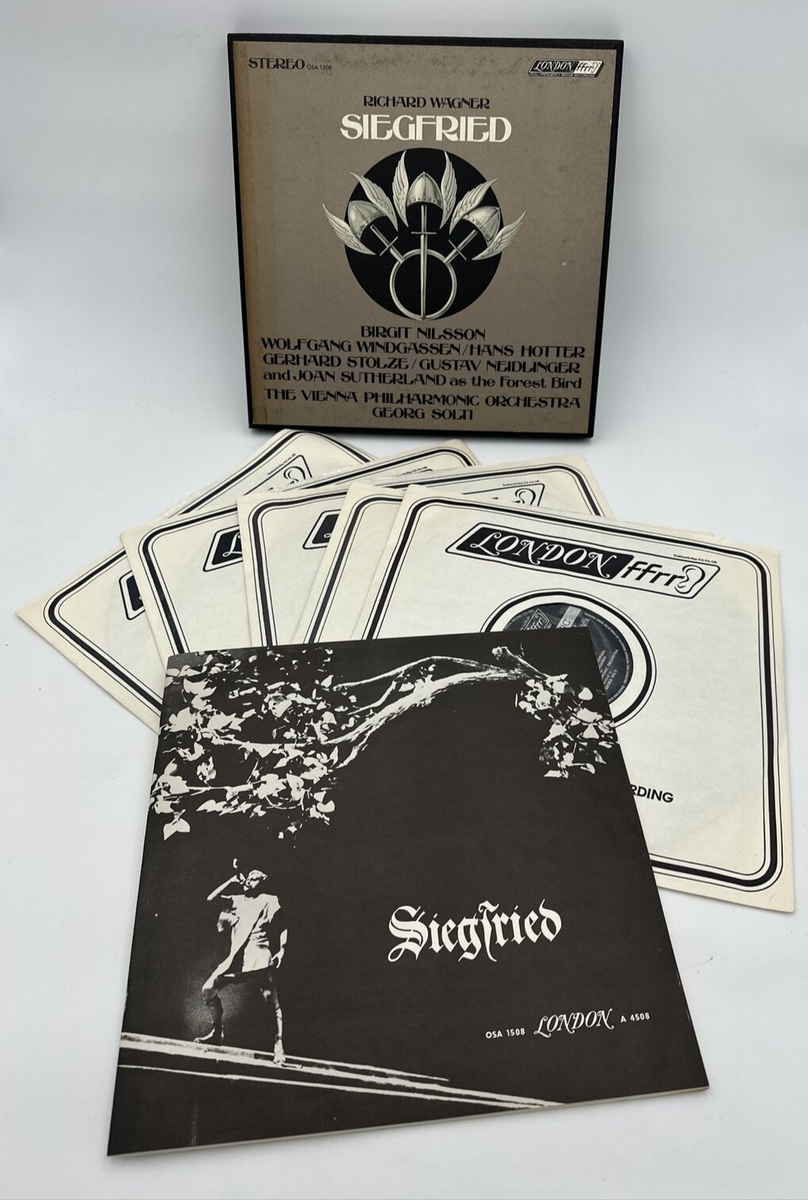 Richard Wagner Der Ring Des Nibelungen Vinyl Record & Book Set