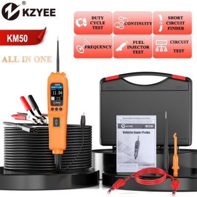 Power Circuit Probe Kit 12V 24V PowerScan Circuit Detection Tester KZYEE KM50