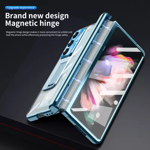 Magnetic Hinge Protector Case Screen Cover For Samsung Z Fold 6/5/4/3 with S Pen - Picture 55 of 69