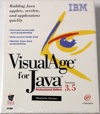 RARITÄT - IBM VisualAge for Java 3.5 Professional - Windows - Deutsch - NEUWARE