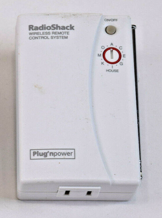 Radio Shack Wireless Remote Control Receiver Wall Plug Module 612576R