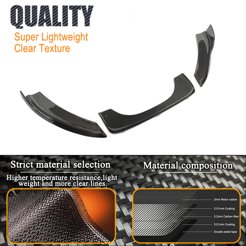 Carbon Diffusor Heckdiffusor Splitter Flap Heckschürze für BMW F85 X5M F86 X6M - Picture 8 of 12