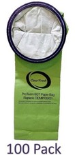 100 Proteam 6 QT BackPack Replacement Vacuum Cleaner Bags 100431