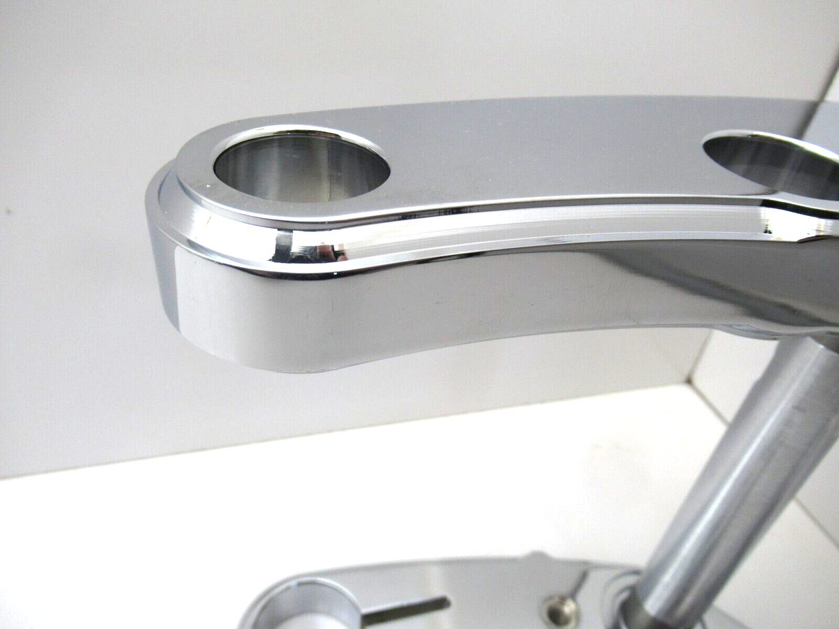 CHROME WIDE GLIDE 41MM TRIPLE TREE SET FOR HARLEY CUSTOM WIDE