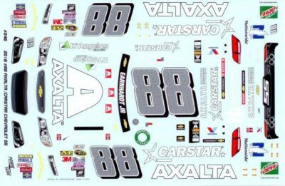 Powerslide #88 Axalte/Carstar 2016 Dale Earnhardt Jr Nascar decal