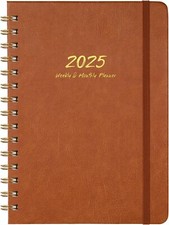 Planner 2025 - Weekly & Monthly 2025 Planner with Twin-Wire Binding, JAN 2025 - 