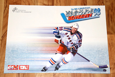 Wayne Gretzky's 3D Hockey 98 / San Francisco Rush Extreme Racing Vintage Poster
