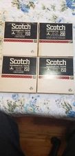 Scotch (lot 4) vintage 7" empty reels with boxes