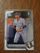 2022 Bowman Draft Chrome Jordan Sprinkle 1st Bowman Base #BDC-183 White Sox