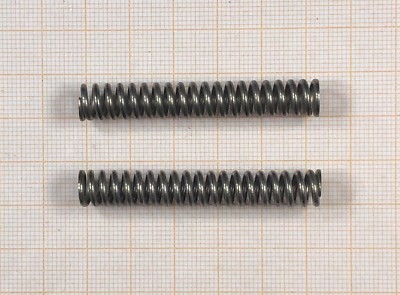 Druckfeder, Feder, Federstahl Vernickelt, 15-40mm, Länge 30