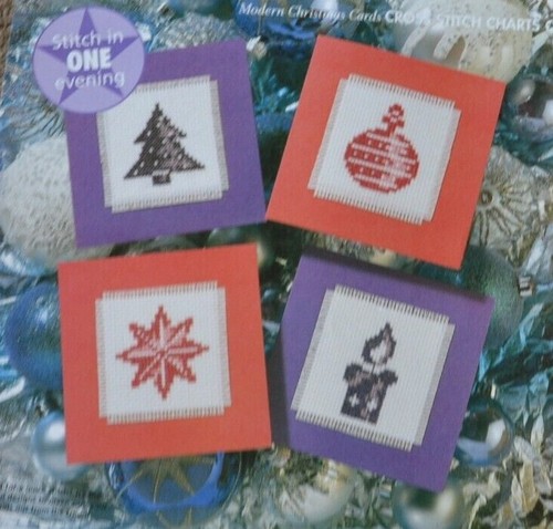 Selección de tarjetas de Navidad, etiquetas, carta de punto de cruz de Año Nuevo menú desplegable - Imagen 8 de 112